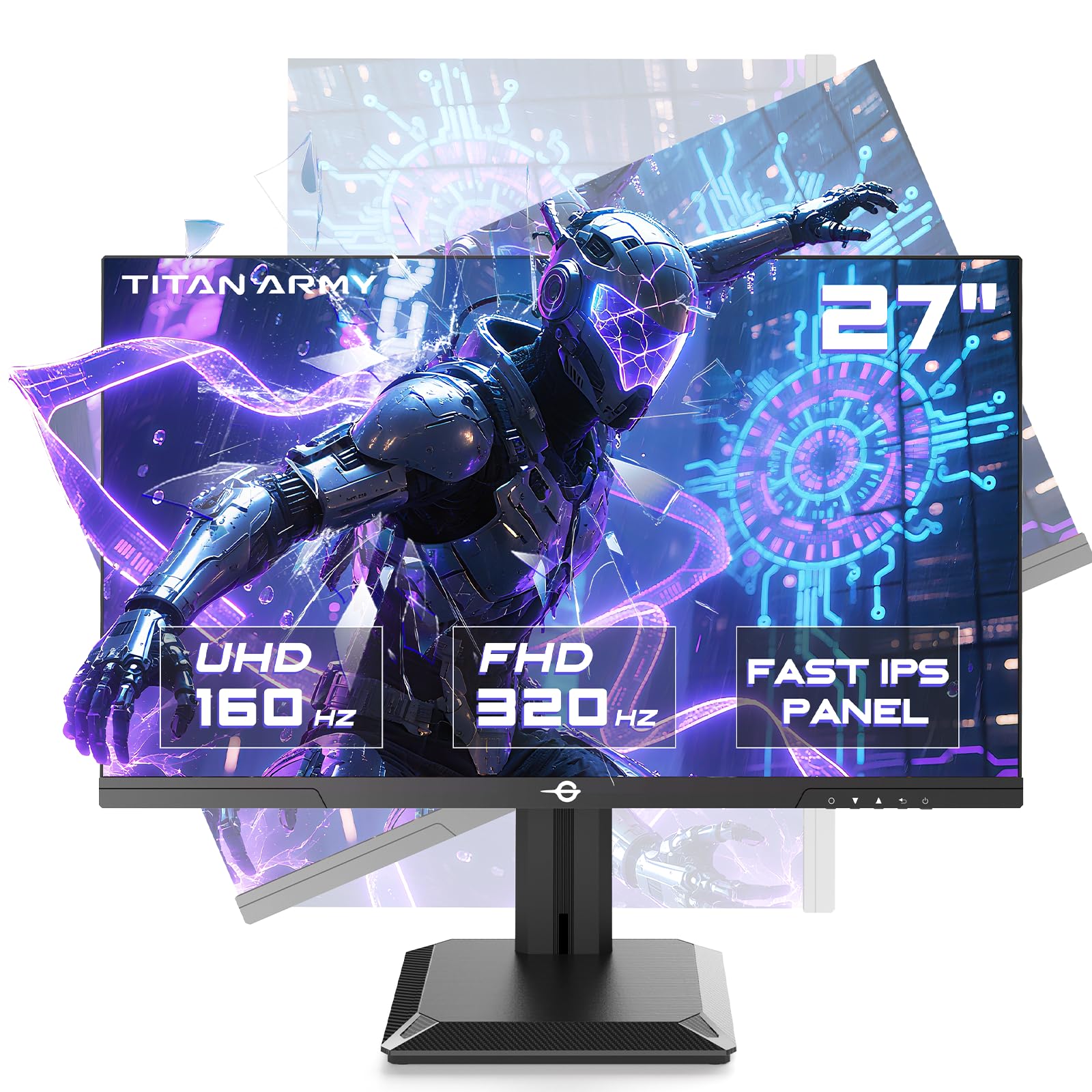 Titan Army P2712V 27 Inch 1440p Curved 144Hz Gaming Monitor