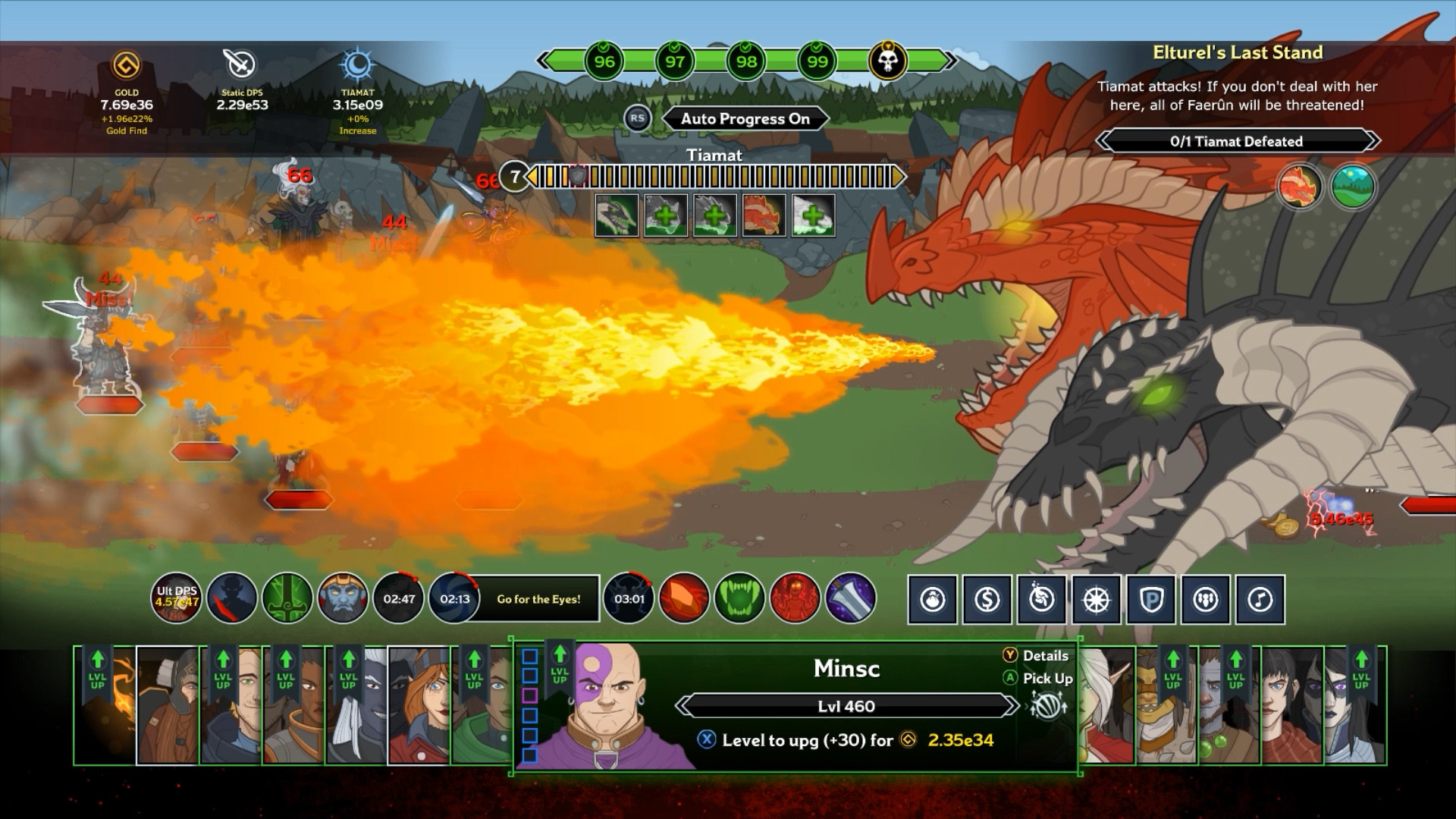 Lazy Leo on-chain idle game screenshot