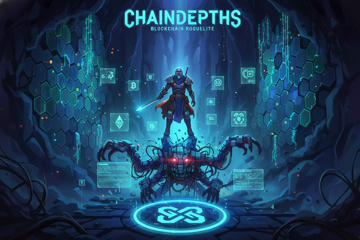 ChainDepths blockchain roguelite depths image